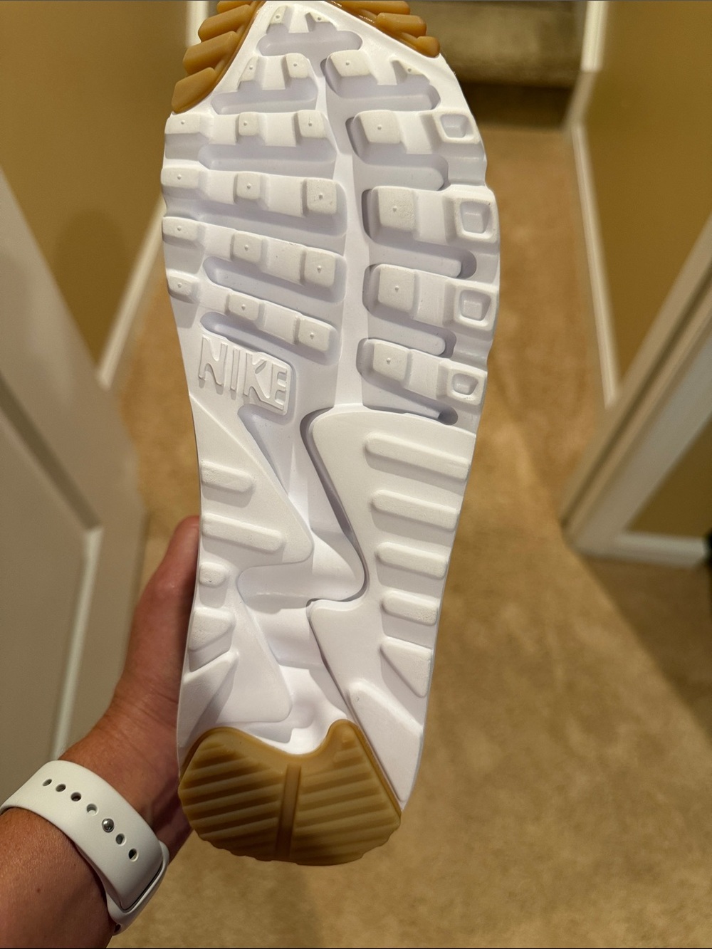 Nike Air Max Blue and White shoes - Picture 3 of 4
